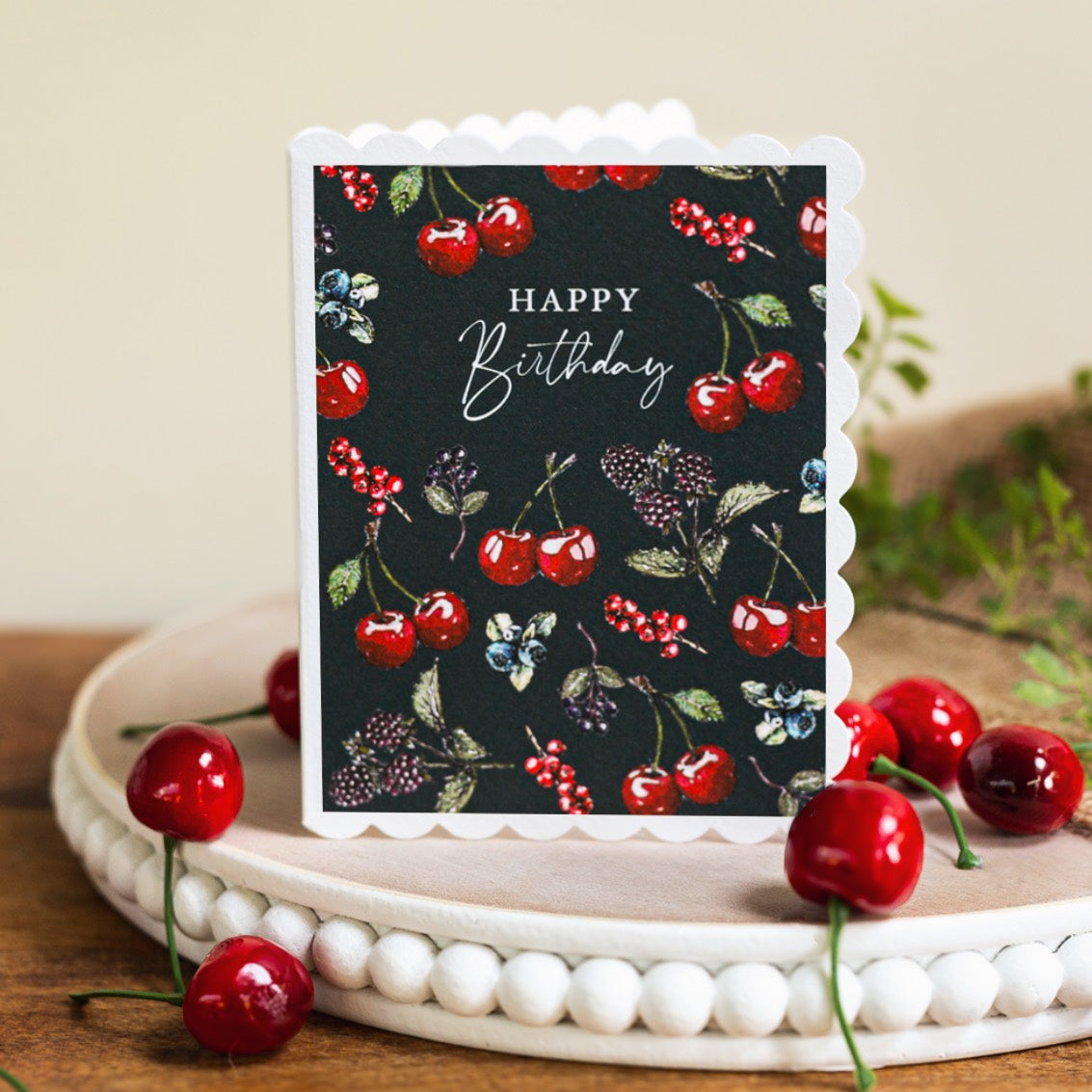 Happy Birthday (Noir) Card (Cello-Free)