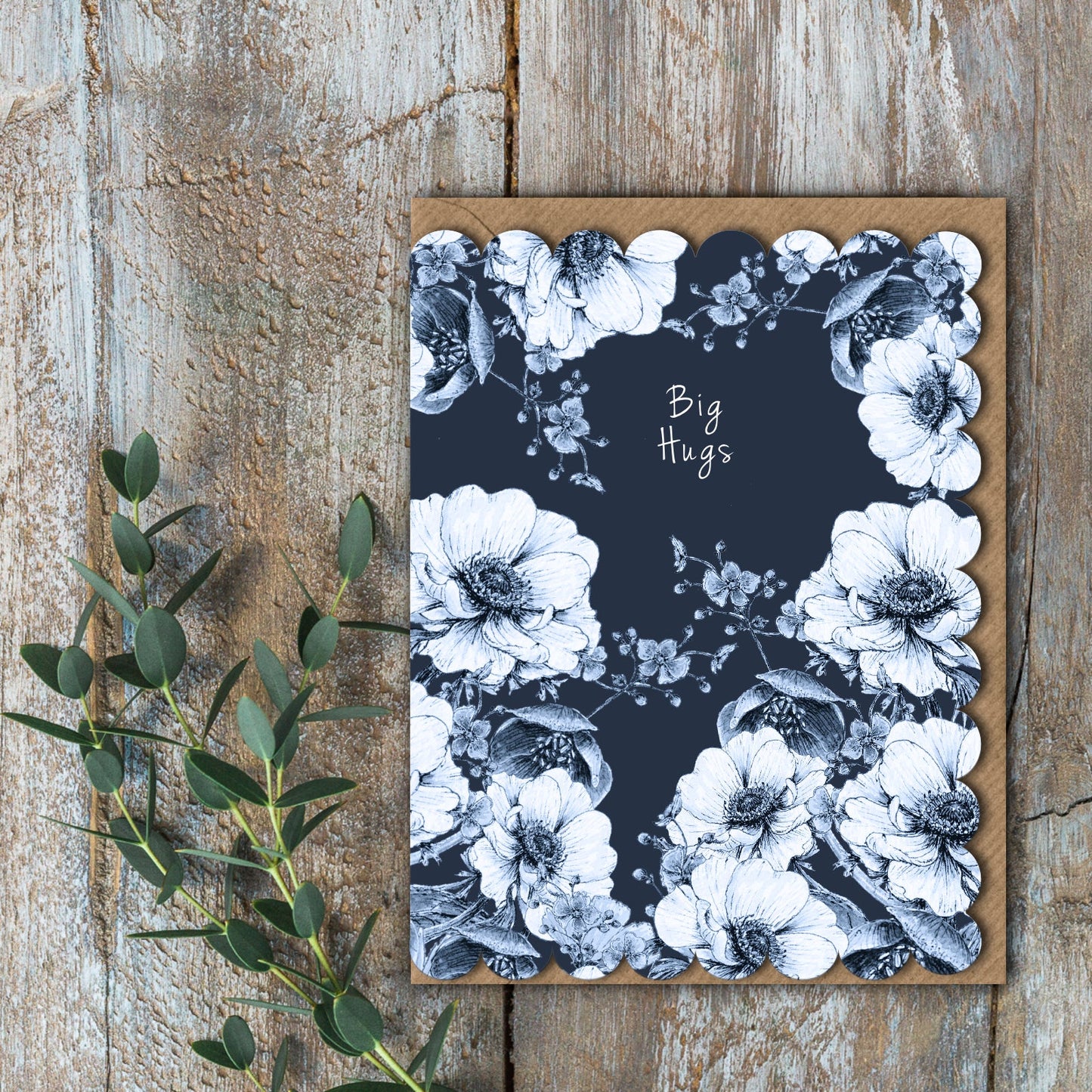 NEW! Big Hugs (Chateau) Card (Cello-Free) (available for dispatch from Jan 2026)