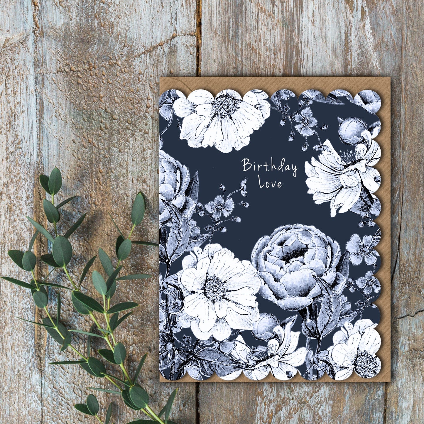 NEW! Birthday Love (Chateau) Card (Cello-Free)