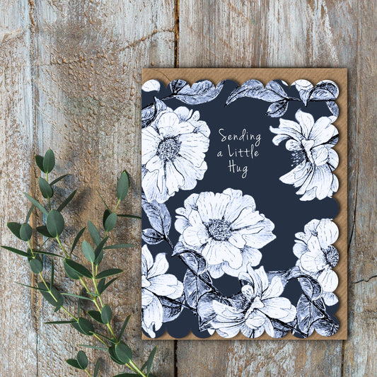 NEW! Sending a little Hug (Chateau) Card (Cello-Free)