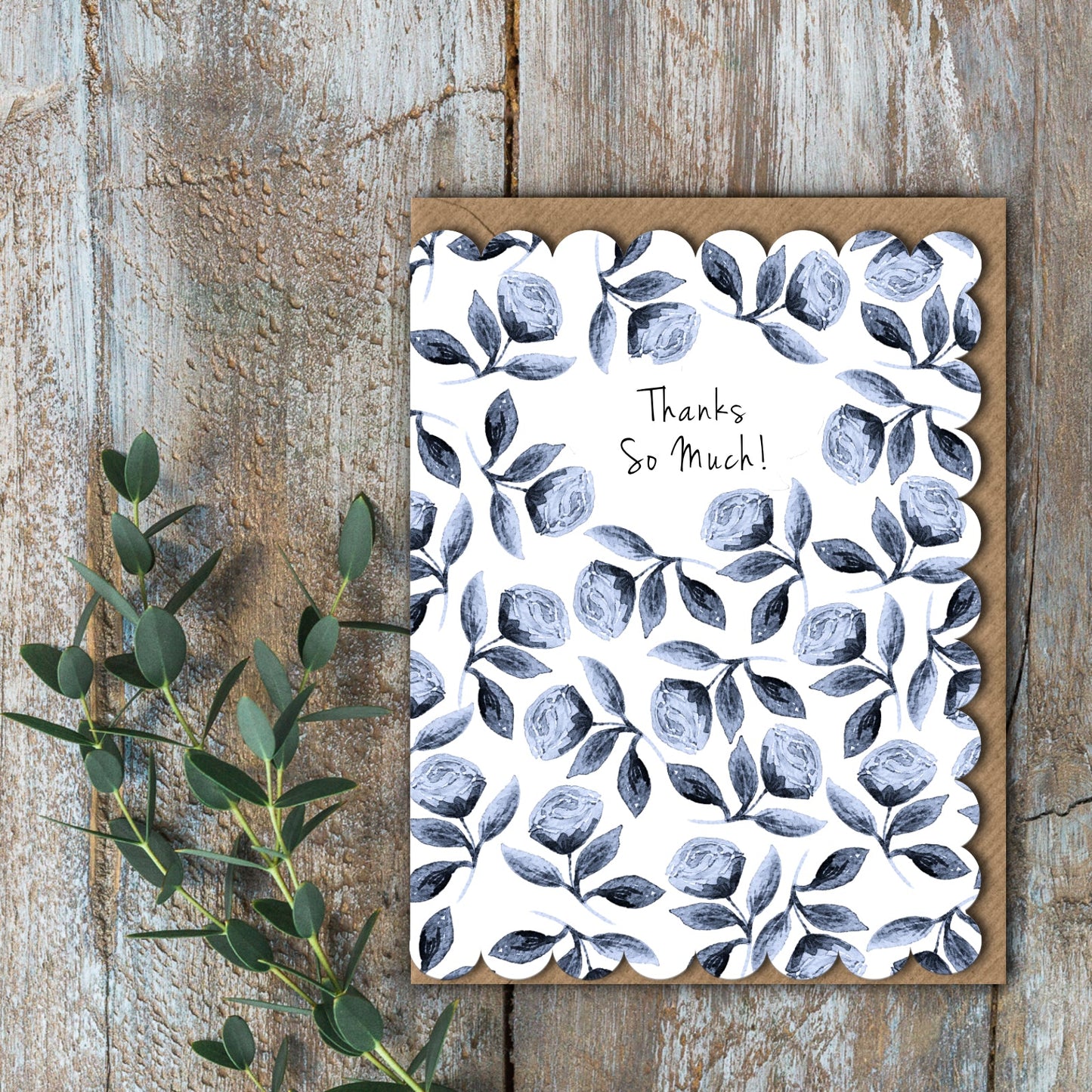 NEW! Thanks so Much (Chateau) Card (Cello-Free)