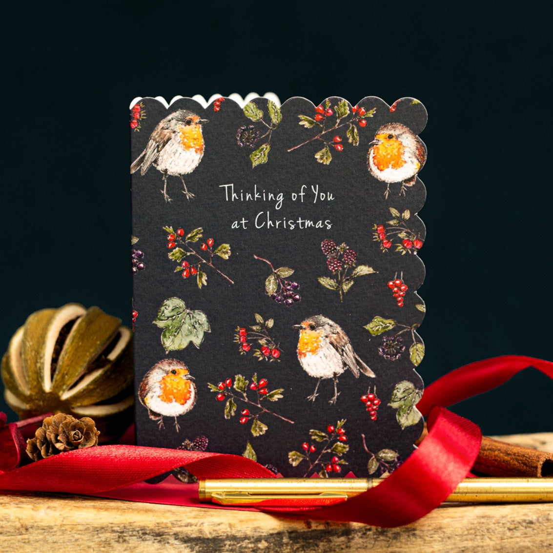 NEW! Thinking of You (Noir) Card (Cello-Free) (available for dispatch from August 2026)