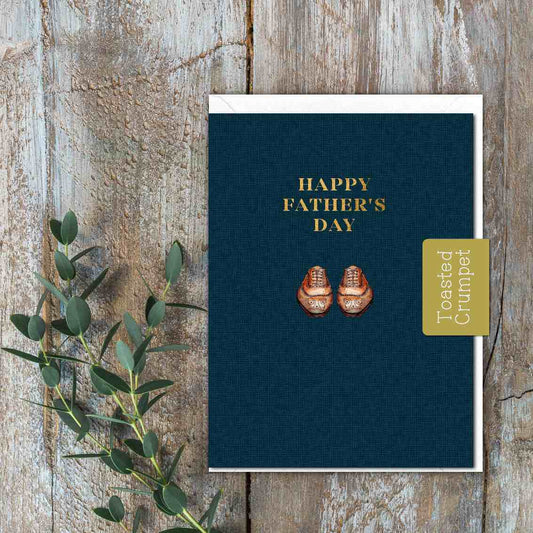Happy Father's Day (Brogues) Card (Cello-Free)