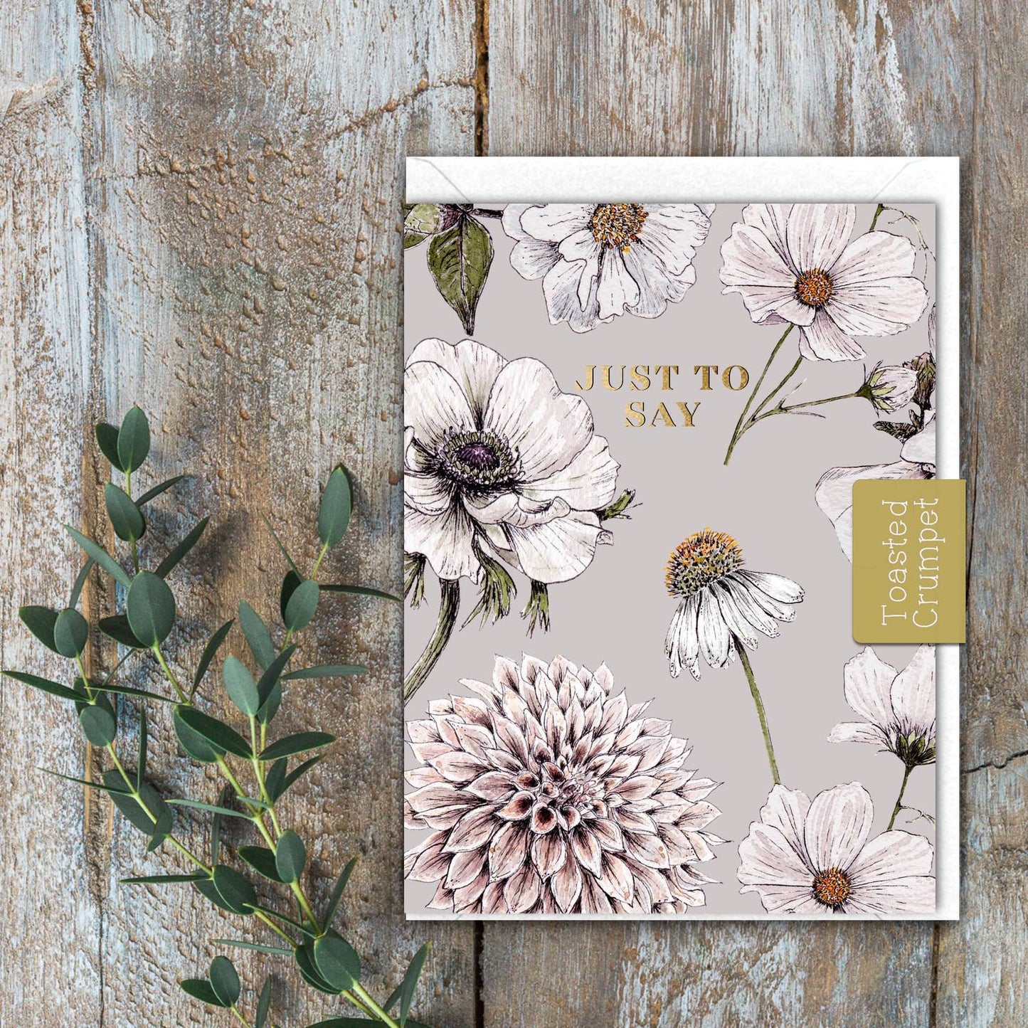 Just To Say (Blanc on Stone) Set of 6 Cards