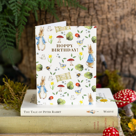 Hoppy Birthday (Peter Rabbit) Card (Cello-Free)