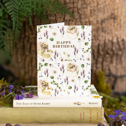 Happy Birthday (Mrs. Tiggy-Winkle) Card (Cello-Free)