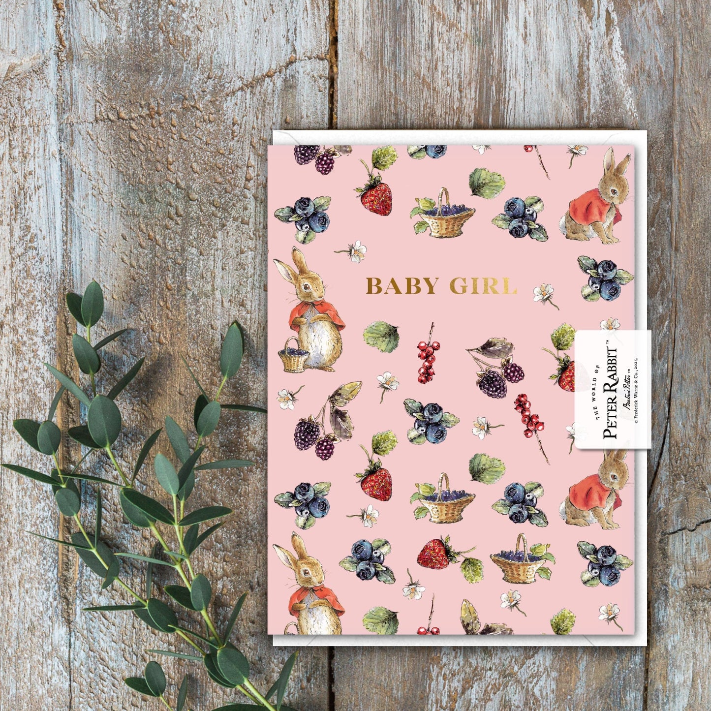 Baby Girl (Flopsy) Card (Cello-Free)