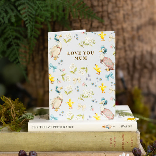Love You Mum (Jemima Puddle-Duck) Card (Cello-Free)