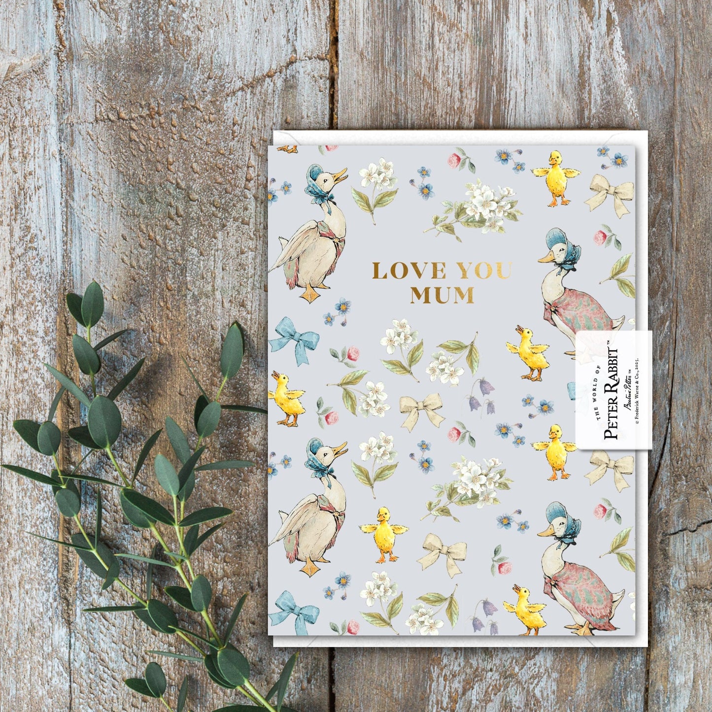 Love You Mum (Jemima Puddle-Duck) Card (Cello-Free)