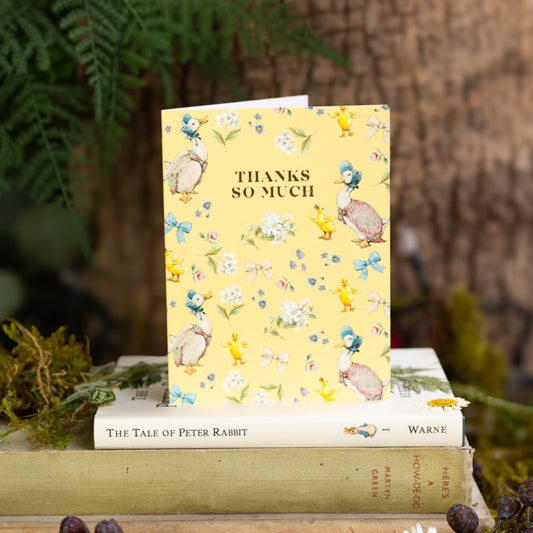 Thanks So Much (Jemima Puddle-Duck) Card (Cello-Free)