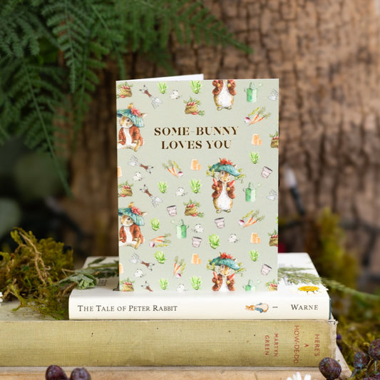 Some-Bunny Loves You (Benjamin Bunny) Card (Cello-Free)