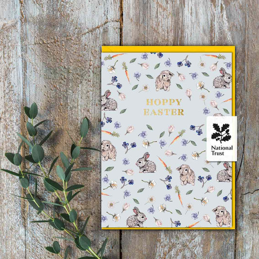 Hoppy Easter (Bunnies) Card (Cello-Free)