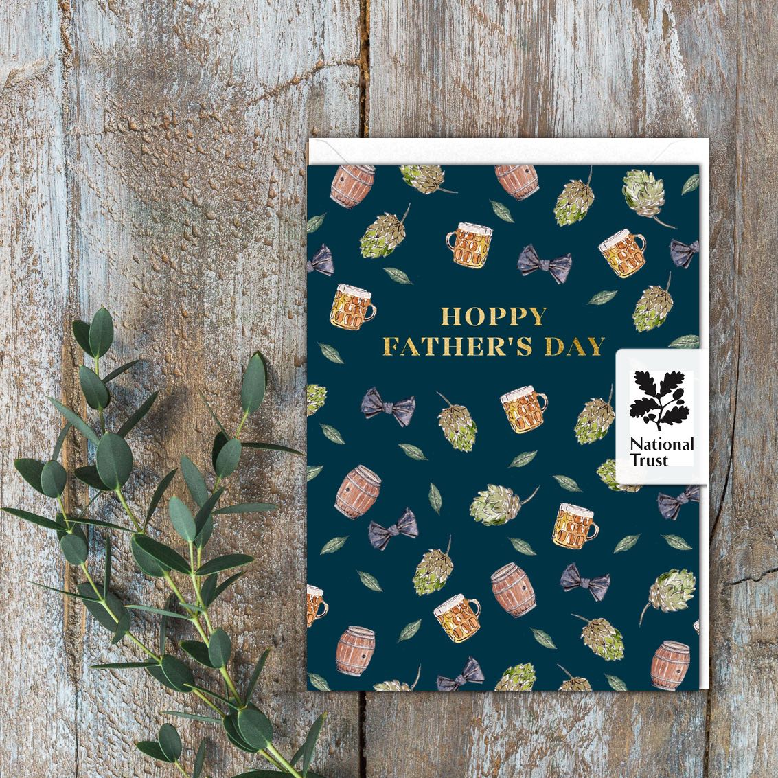 Hoppy Father's Day (Hops & Beer) Card (Cello-Free)