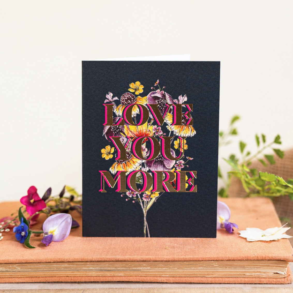 Love You More Card (Cello-Free)