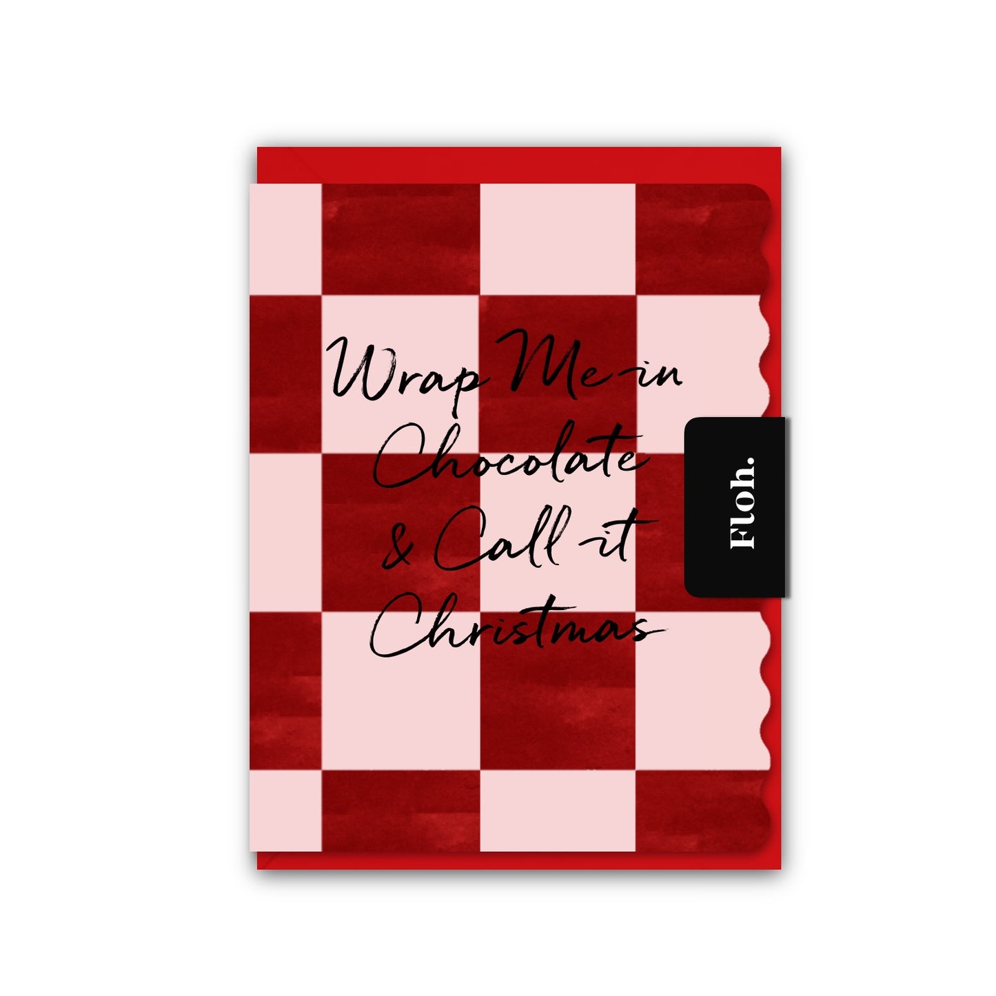 NEW! Wrap me in Chocolate (Checkerboard) Card (Cello-Free) (available for dispatch from August 2026)