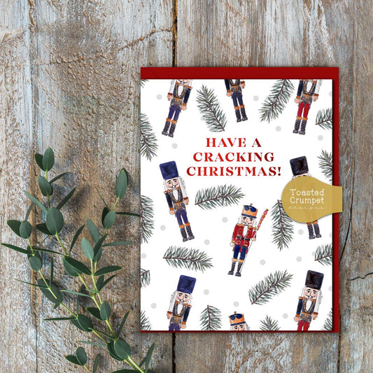 Have a Cracking Christmas! (Nutcracker) Card (Cello-Free)