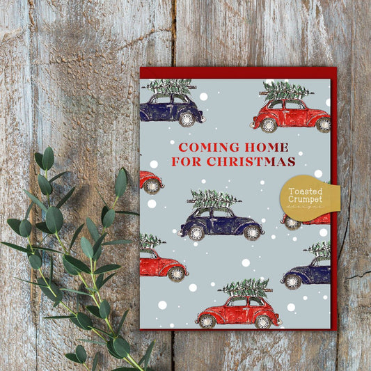 Coming Home For Christmas Card (Cello-Free)