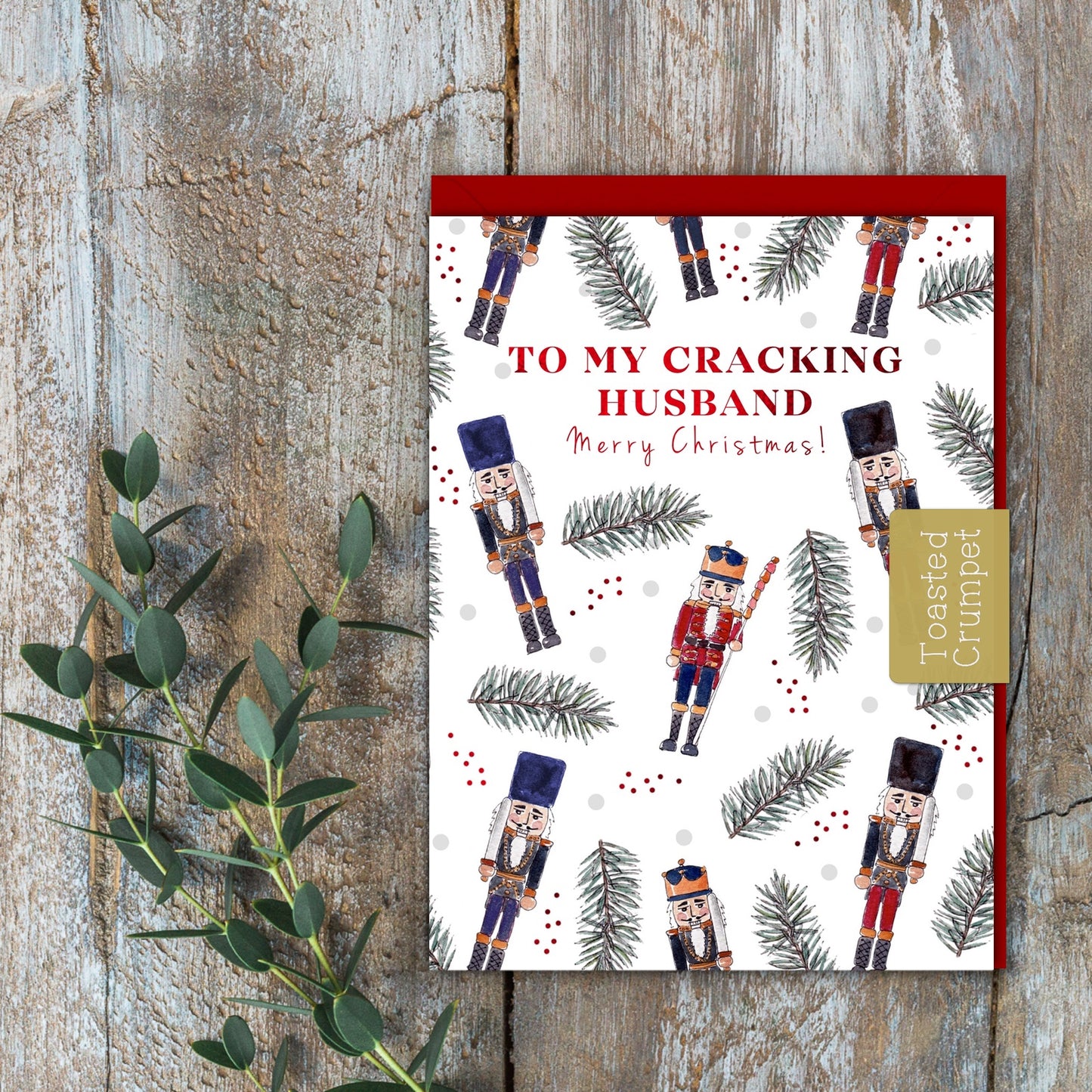 To a Cracking Husband Card (Cello-Free)