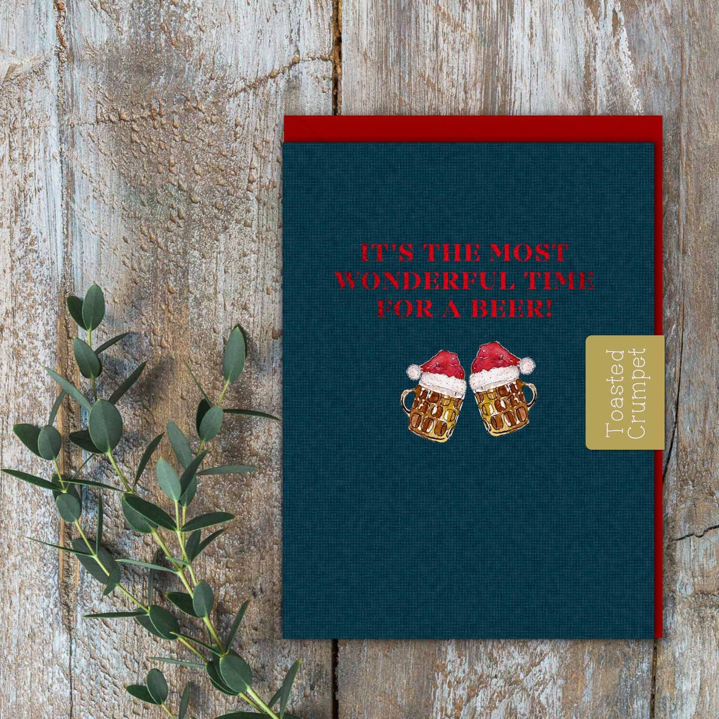 It's the Most Wonderful Time for a Beer Card (Cello-Free)