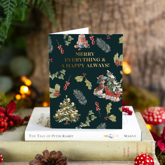 Merry Everything & A Happy Always Card (Cello-Free)