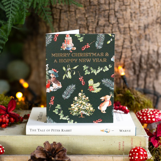 Merry Christmas & A Hoppy New Year  Card (Cello-Free)