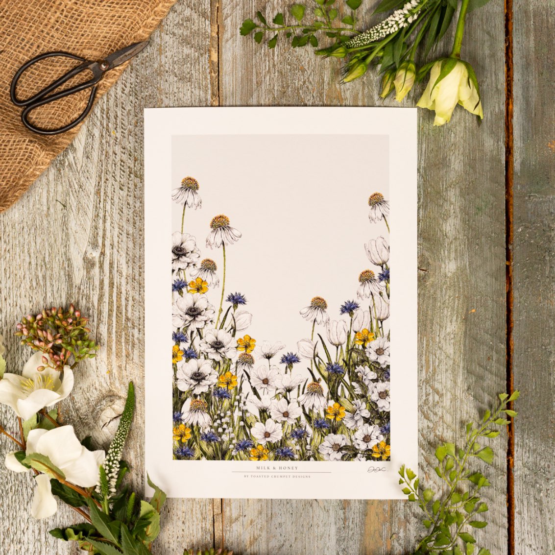 Milk & Honey 12x16" Fine Art Print