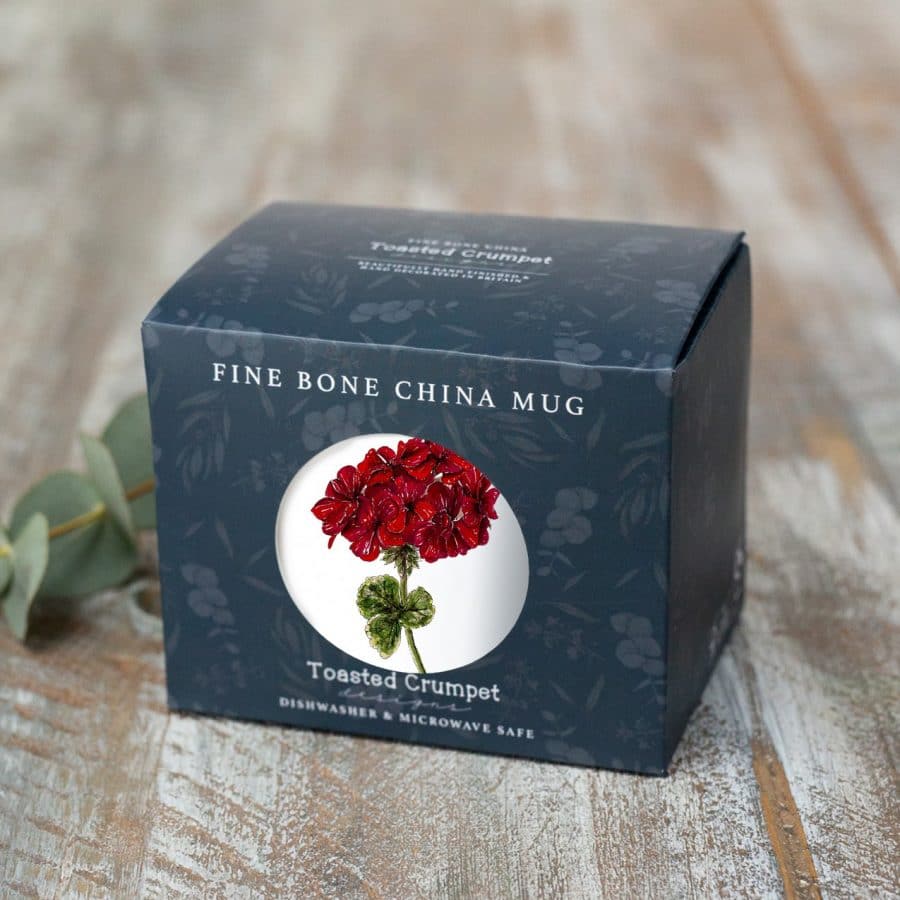 Geranium Mug in a Gift Box