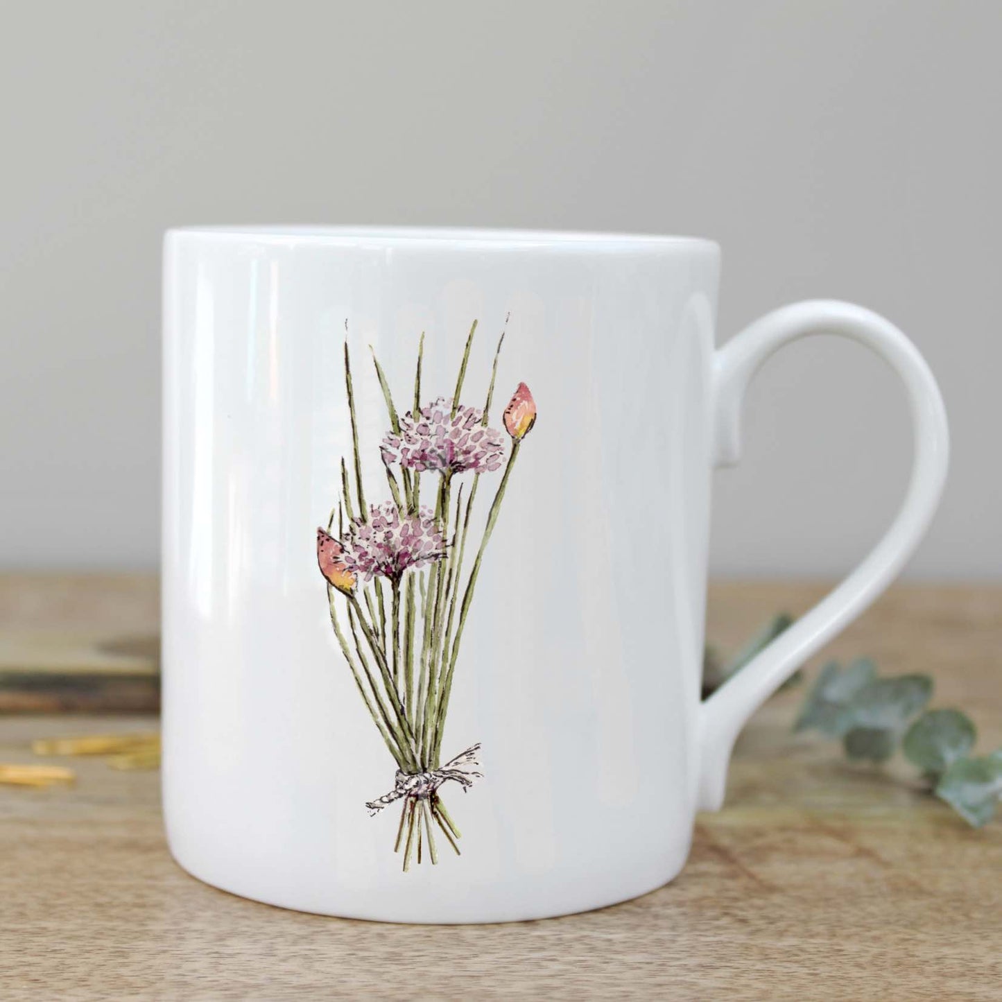 The Kitchen Garden (Chives) Mug in a Gift Box