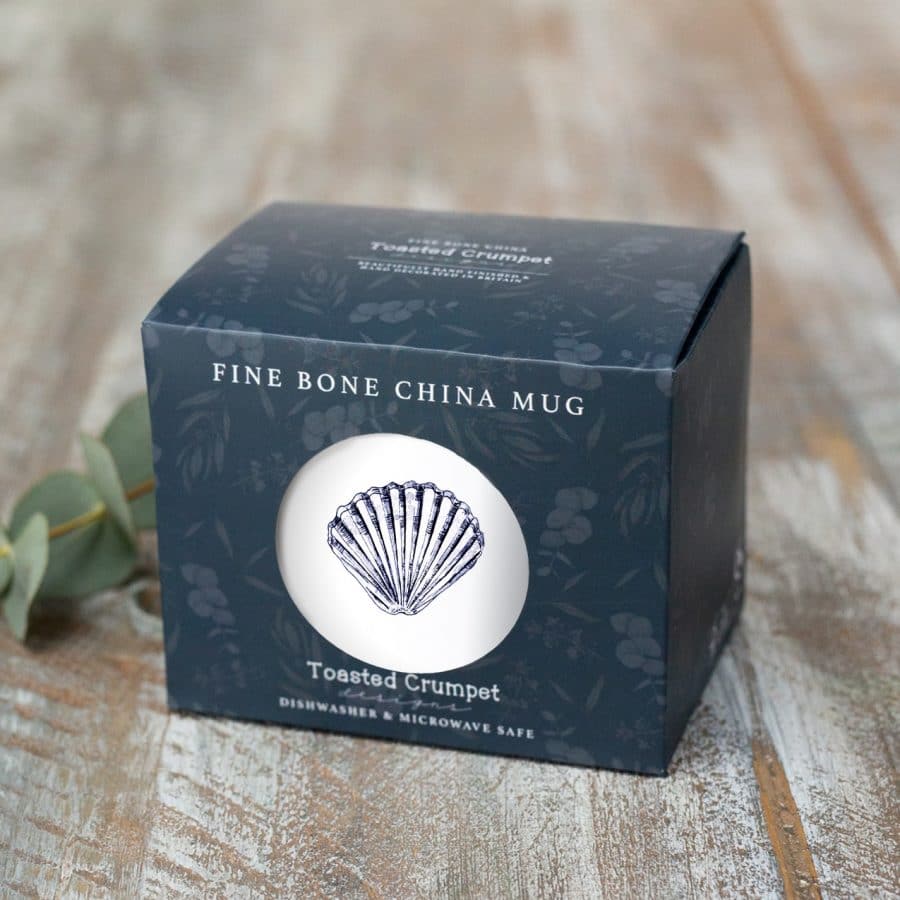 Scallop Shell Mug in a Gift Box