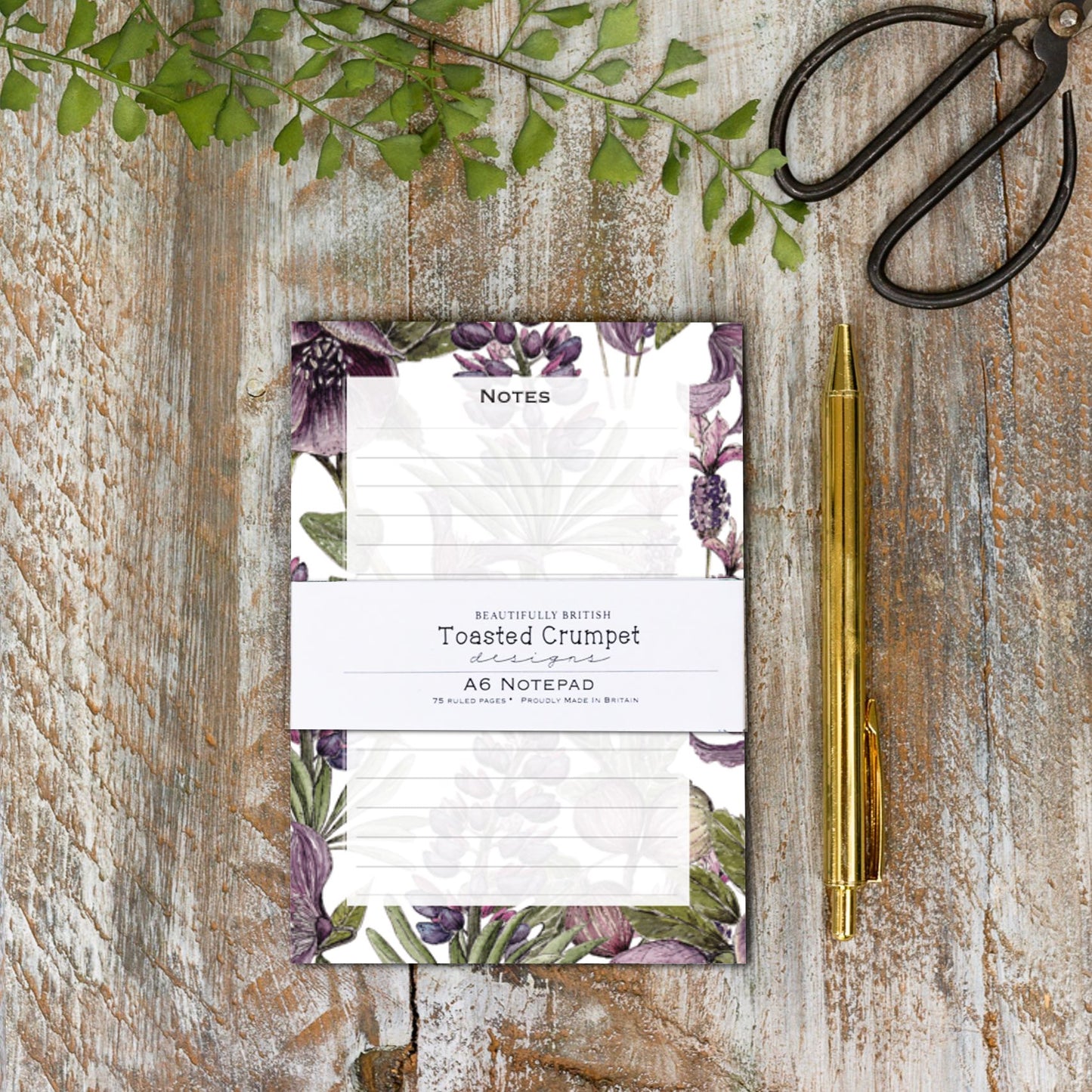 The Mulberry Collection A6 Jotter Notepad