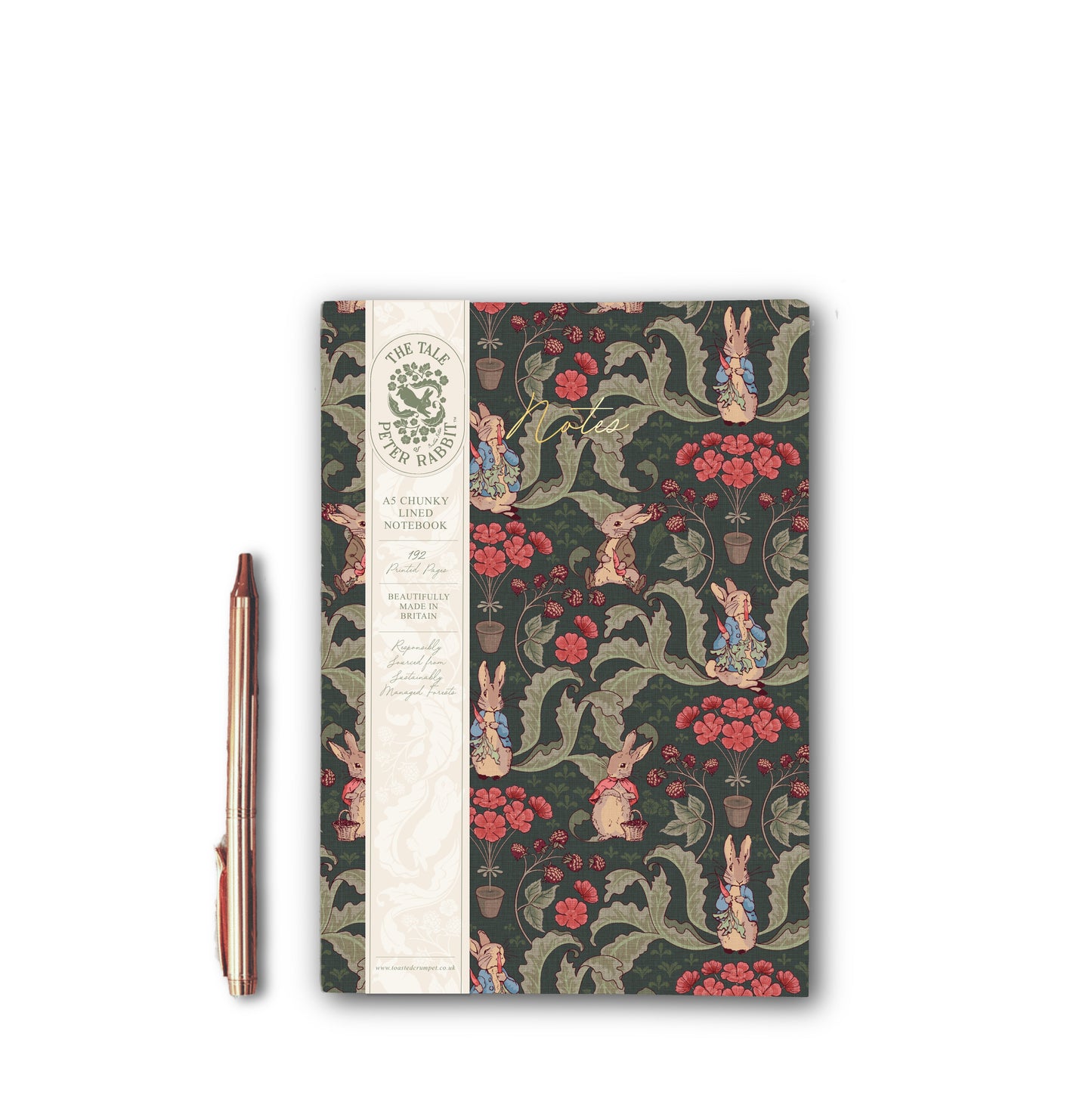 NEW! Peter Rabbit "The Vegetable Thief" (Noir) A5 Chunky Notebook (available for dispatch from Feb 2026)