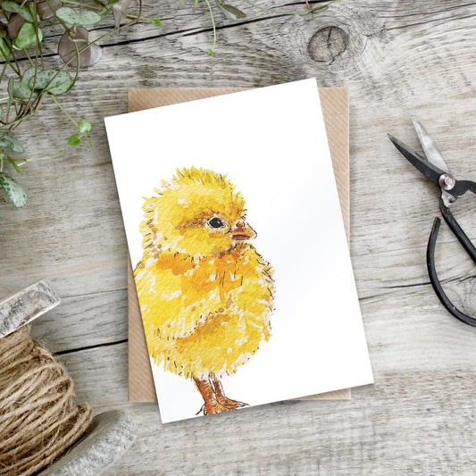 Little Chick Card (Cello-Free)
