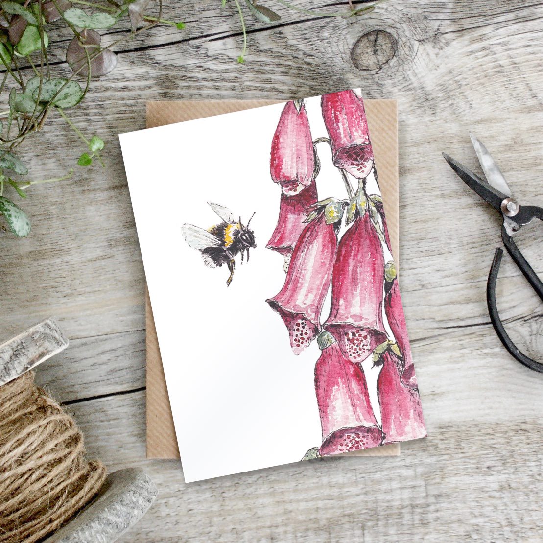 Woodland Glimpse Card (Cello-Free)