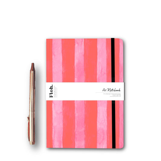 NEW! Watermelon (Stripes) A5 Lined Notebook