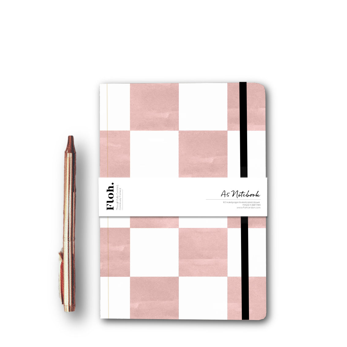 NEW! Paloma (Checkerboard) A5 Lined Notebook