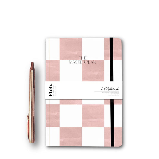 NEW! Paloma (Checkerboard) A5 Lined Notebook (available for dispatch from Jan 2026)