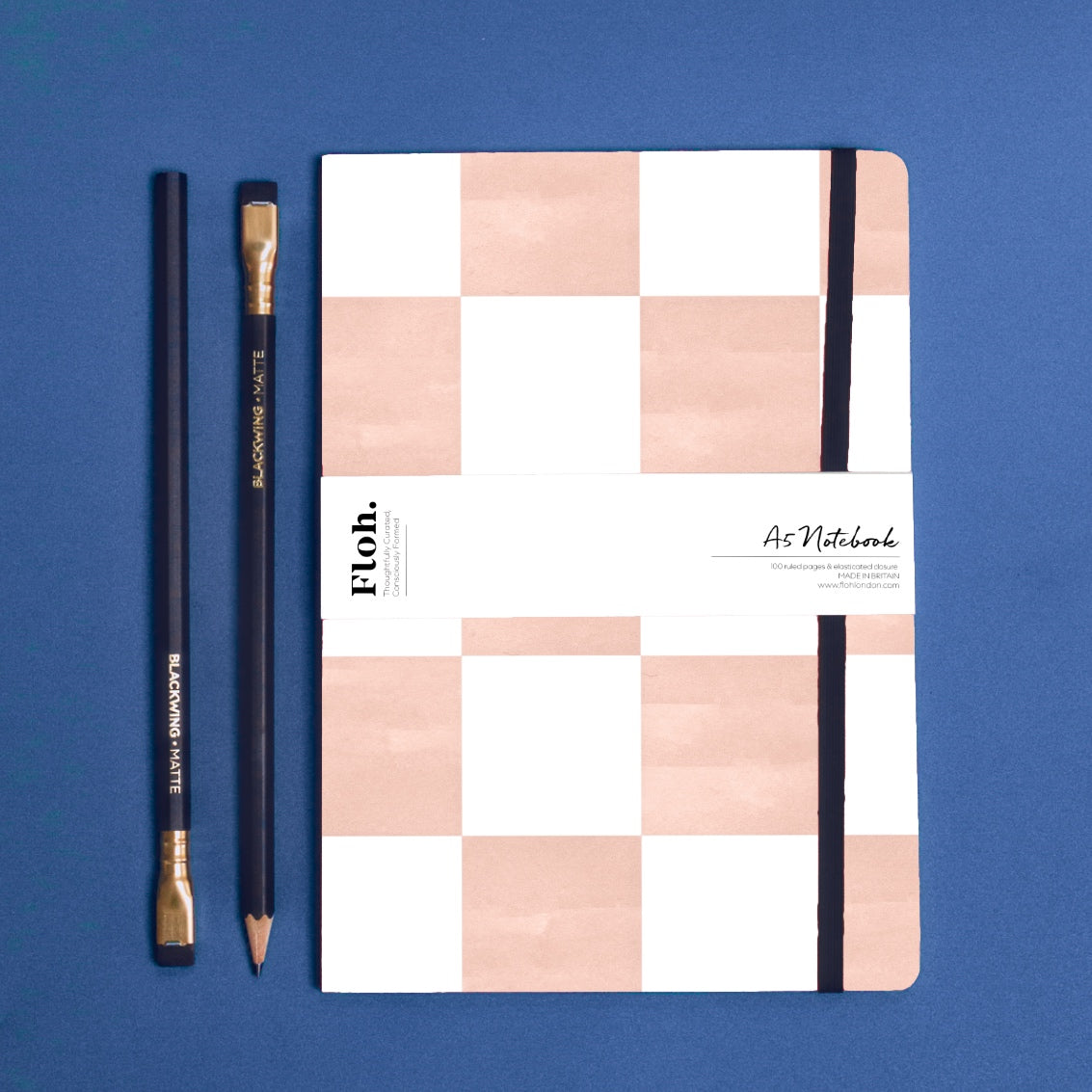 NEW! Paloma (Checkerboard) A5 Lined Notebook