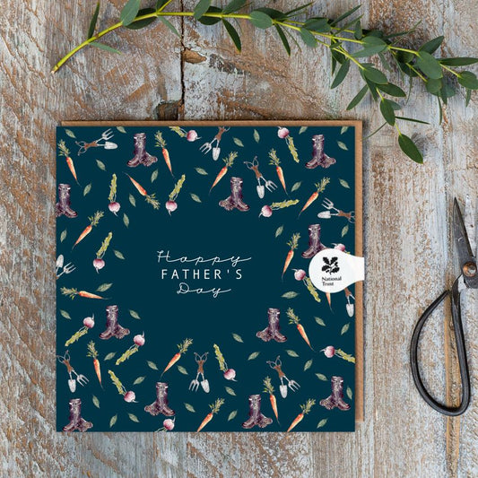 Happy Father's Day (Gardening Noir) Card (Cello-Free)