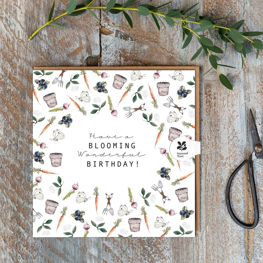 Have a Blooming Wonderful Birthday (Gardening Pure) Card (Cello-Free)