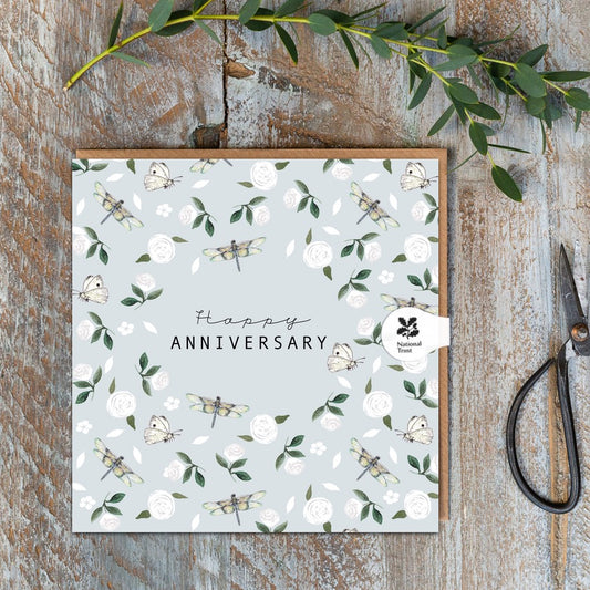 Happy Anniversary (Dragonflies) Card (Cello-Free)