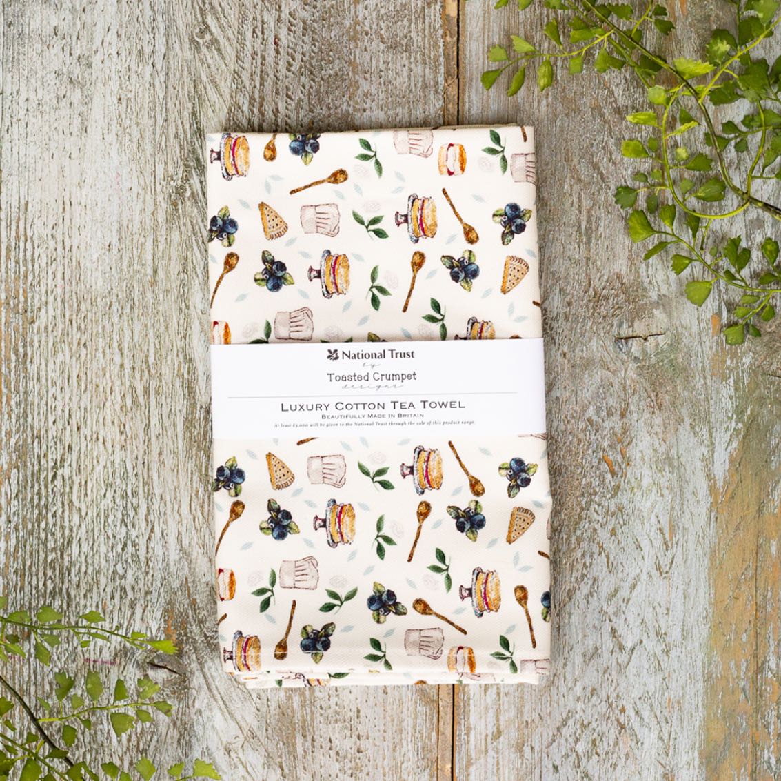 It's Cake Time (Pure) Tea Towel