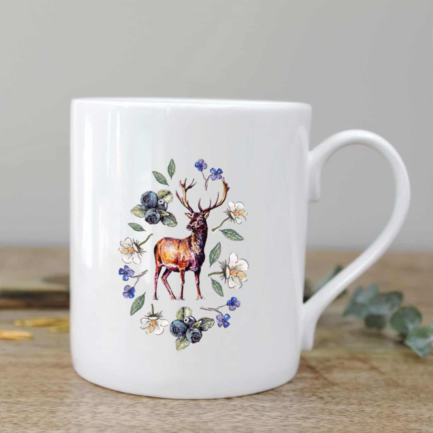 Woodland Creatures Stag Mug in a Gift Box