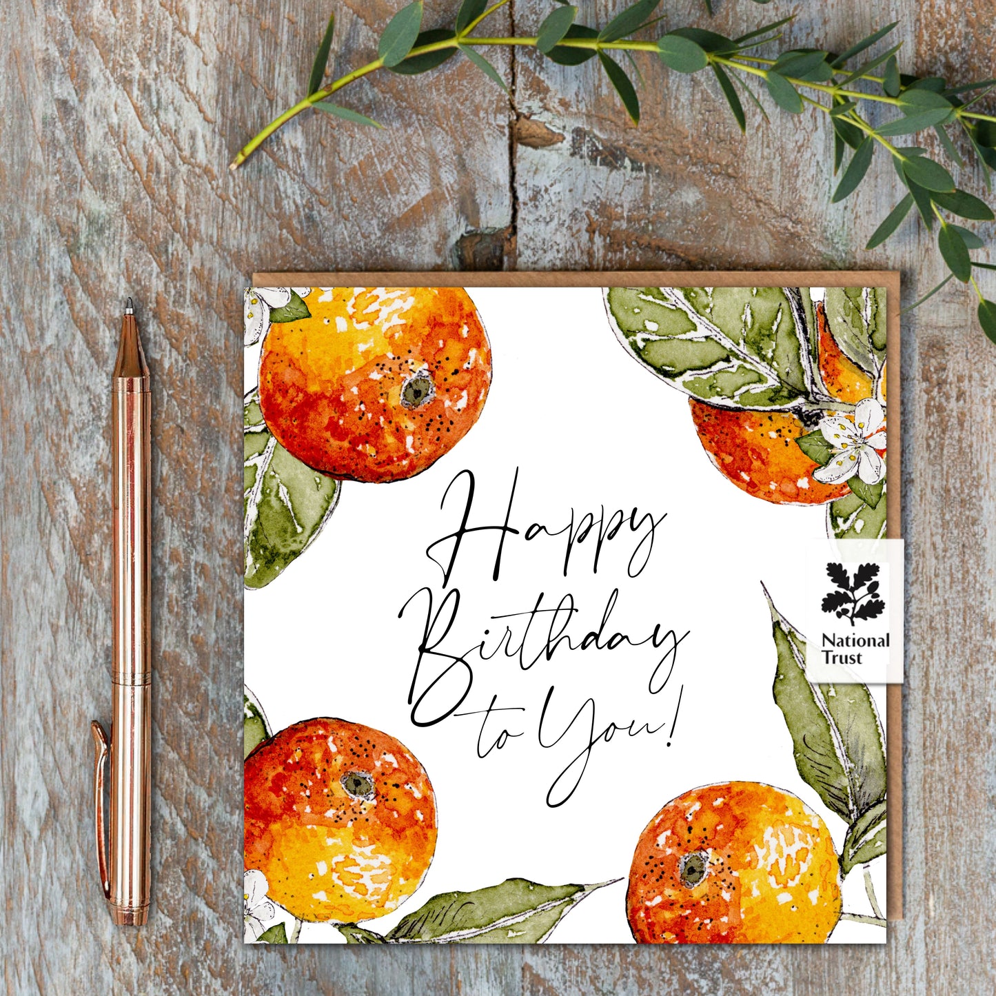 NEW! Happy Birthday to You (Organge Pure) Card (Cello-Free) (available for dispatch from Jan 2026)