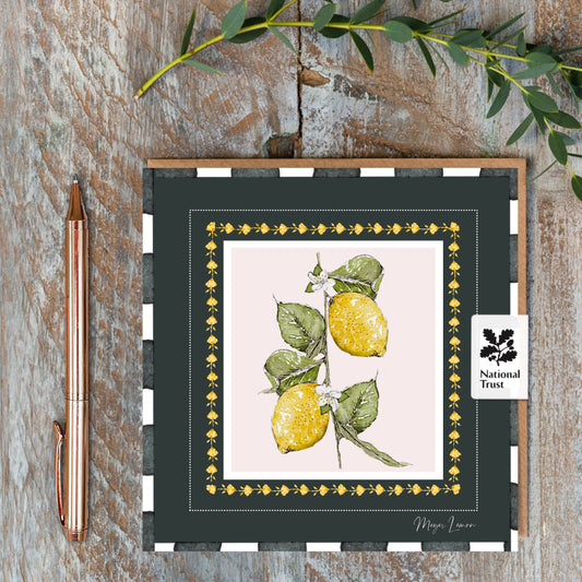 NEW! Meyer Lemon (Noir) Card (Cello-Free)