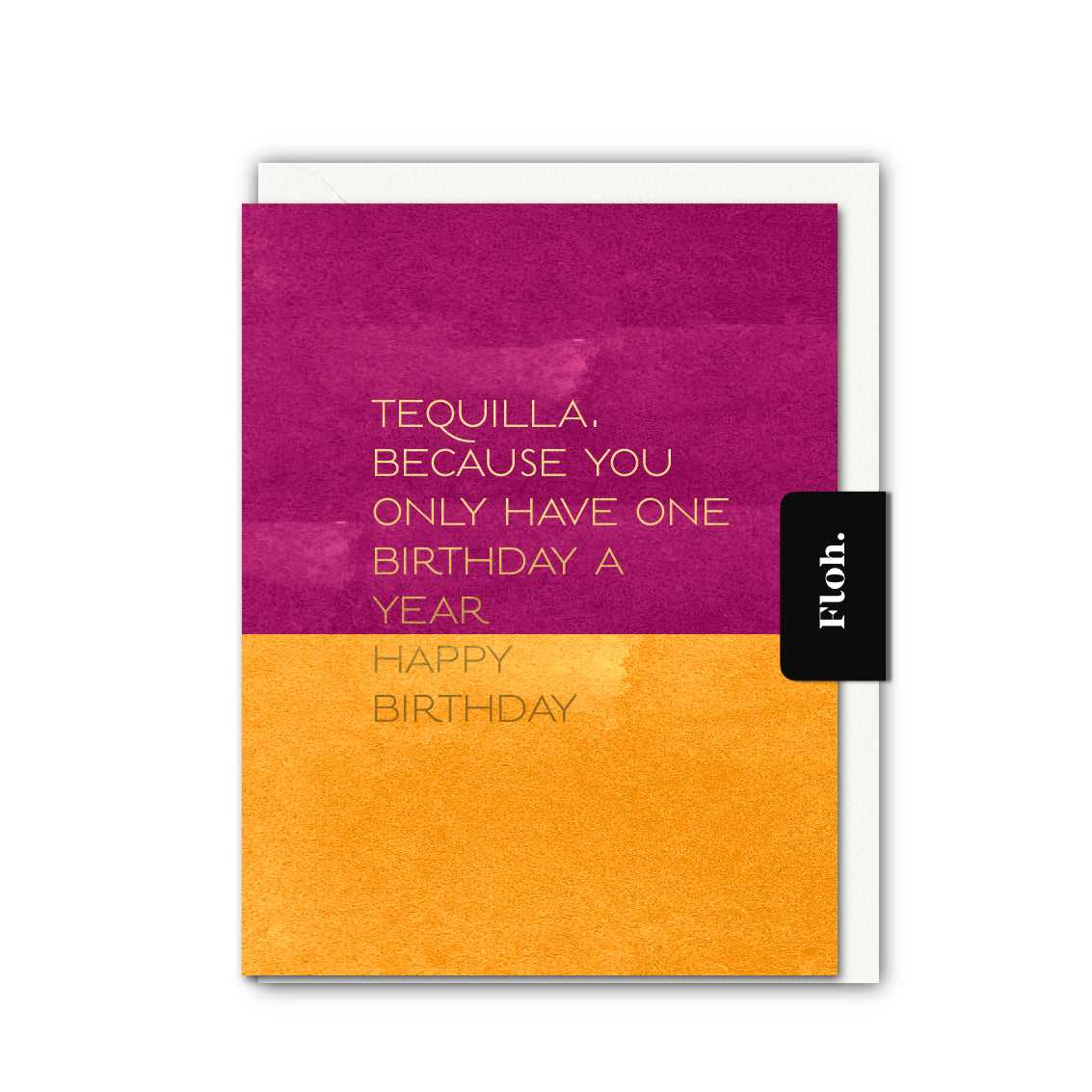 NEW! Tequilla (Colourblock) Card (Cello-Free) (available for dispatch from Jan 2026)