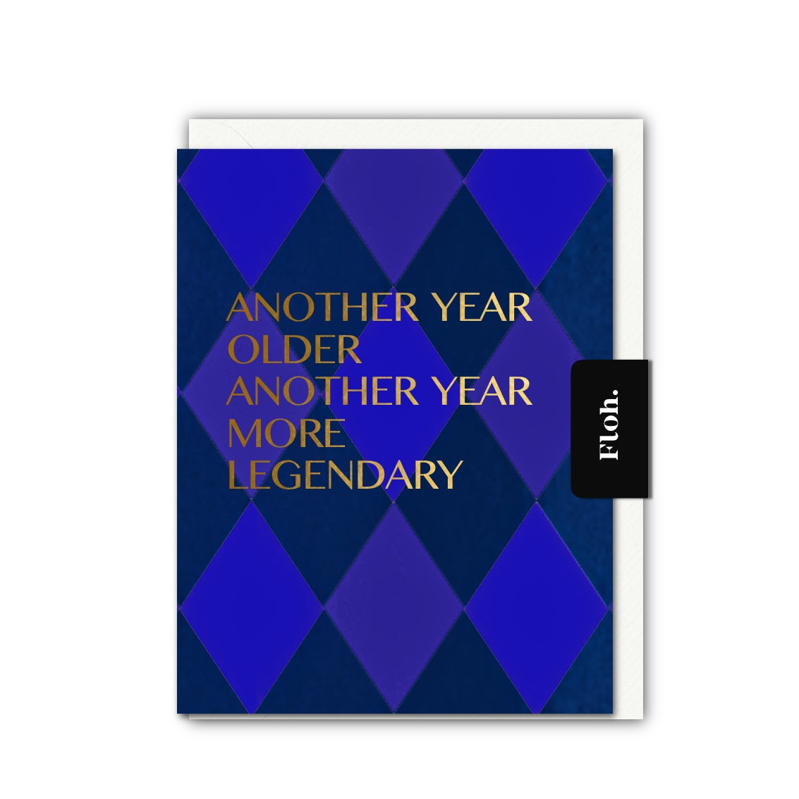 NEW! Another year more Legendary (Harlequin) Card (Cello-Free) (available for dispatch from July 2026)