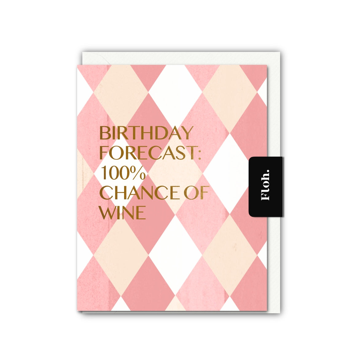 NEW! Birthday Forecast (Harlequin) Card (Cello-Free) (available for dispatch from July 2026)