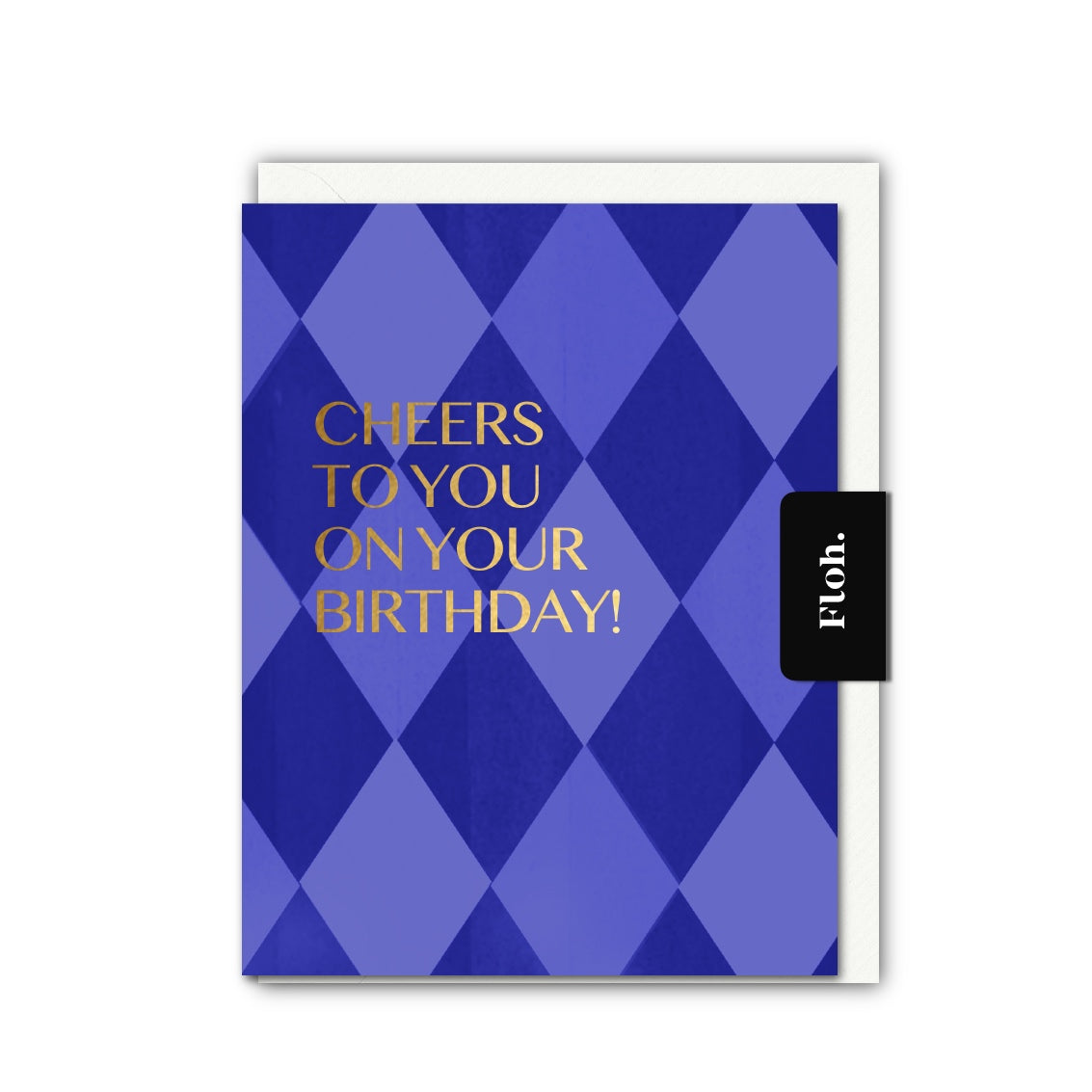 NEW! Cheers to you (Harlequin) Card (Cello-Free) (available for dispatch from July 2026)