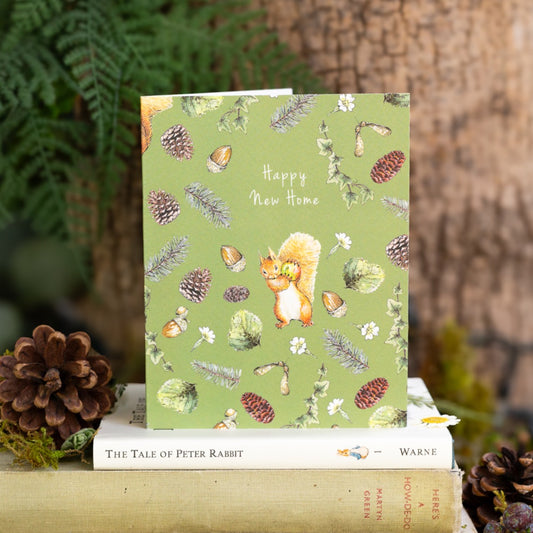 New Home (Squirrel Nutkin) Card (Cello-Free)