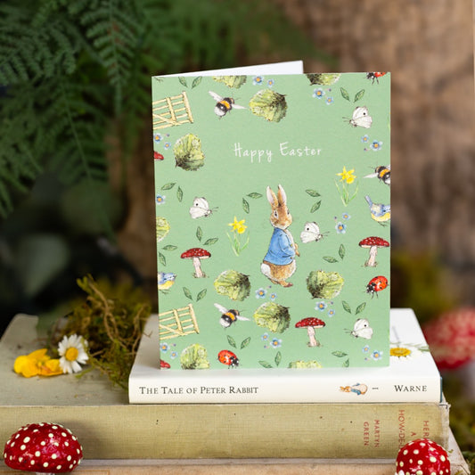 Happy Easter (Peter Rabbit) Card (Cello-Free)